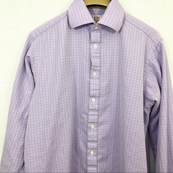 Thomas Pink Other - Thomas Pink Herringbone Twill Shirt French Cuff